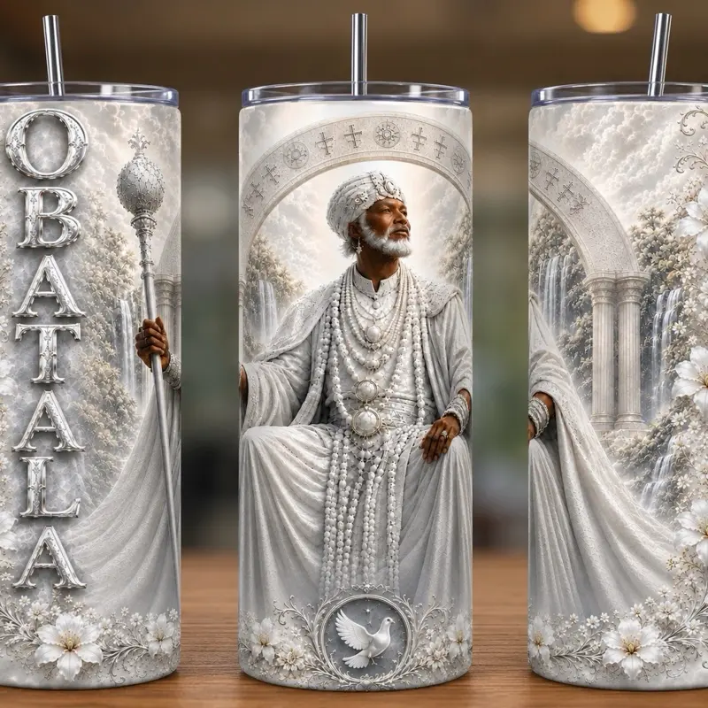 Orisha Obatala owner of the Whitelaw and wisdom, 20 ounce Tumblr