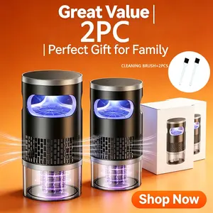 2026 Upgraded Indoor Plug-in Bug Zapper – UV Light Attraction, Powerful Suction & Electric Grid Technology, Low-Noise Flying Insect Trap for Mosquitoes, Flies, Moths & Gnats, Ideal for Bedroom, Nursery & Kitchen, Great Gift for Dad, Family & Friends