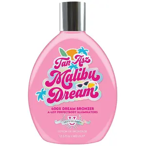 Tan Asz U Malibu Dream Tanning Lotion, 400X Dream Bronzer, A-List Perfectbody Illuminators with Hyaluronic Acid, Peptides & Marine Collagen, 13.5 Fl Oz
