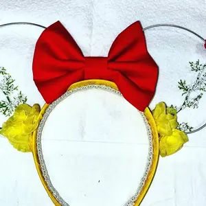 Belle Inspired Wire Mickey Ears