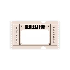 Custom Love Coupon Vouchers