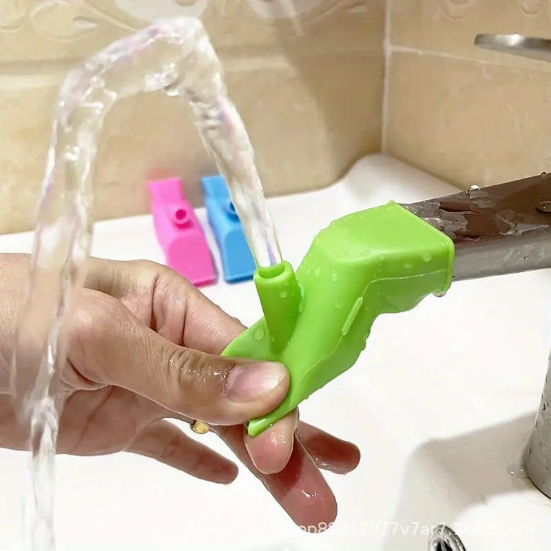 3pcs Bathroom Sink Nozzle Faucet Extender, Rubber Elastic Water Tap Extension, Kitchen Faucet Accessories For Hand Washing Faucet Attachment