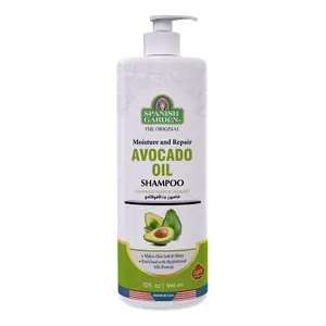 Avocado Oil Shampoo for Dry Hair & Scalp – Nourishing, Moisture-Rich Formula with Olive Oil & Shea Butter for Softness, Strength & Shine – Sulfate-Free, Color Safe