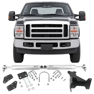 VEVOR Dual Steering Stabilizer, for 2005-2024 Ford F-250/F-350 Super Duty 4WD, Dual Steering Stabilizer Kit Fits with 2 Inches of Suspension Lift or Higher, Enhanced Control and Reduced Vibration