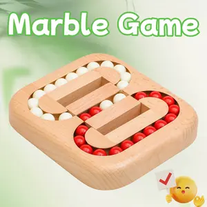 Wooden Fun Traditional Puzzle Rolling Ball Path, Stem Education, Space Logic Reasoning, Autism Children Essential, Travel Time Filler, Wooden Puzzles