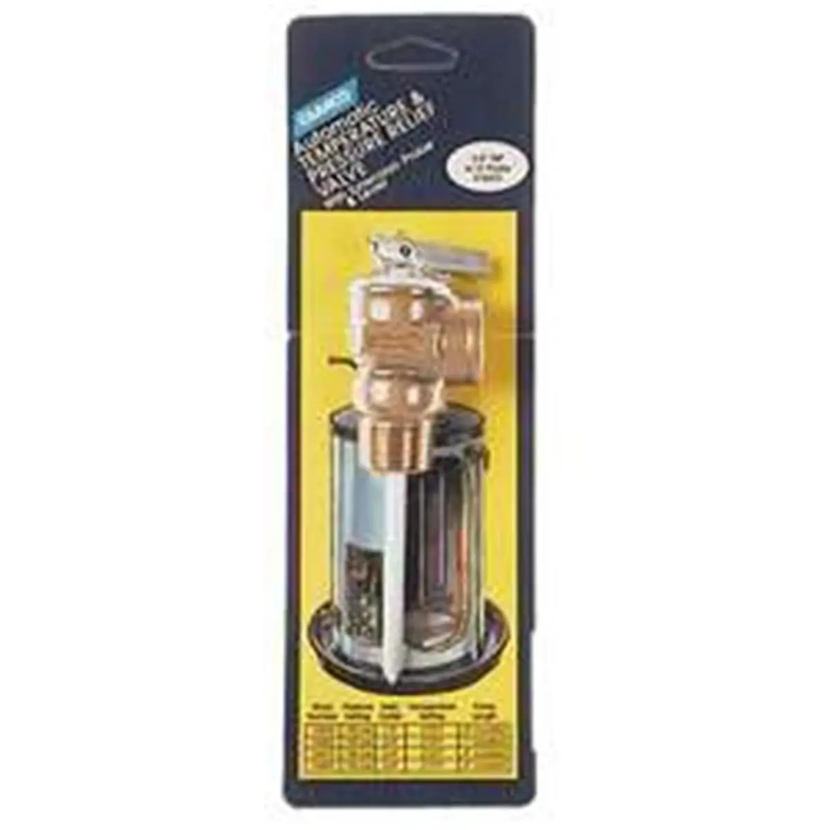 CAMCO Temperature & Pressure Relief Valve - Industrial Metal Construction, 150 PSI Pressure Setting, for Sailing, Water Sports Activities
