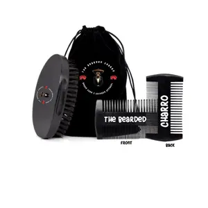 Premium Beard  Brush and Comb Set