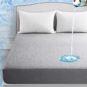Elegear Waterproof Cooling Mattress Cover for Hot Sleepers, Arc-Chill3.0 Cooling Mattress Cover Hypoallergenic King Size Deep Pocket Fit Up to 18"