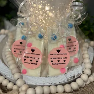 *BUBBLE GUM YUM Soy Snap Bar* ~ 3 oz, Clean Fragrance, Vegan, Highly Scented, Pet Friendly