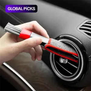 Car Air Vent Cleaning Brush, Double-Headed Multifunctional Car Interior Cleaning Brush, Auto Detailing Cleaner, Car Cleaning Tool, Car Detailing Products, Car Detailing Brushes #GLOBAL PICKS
