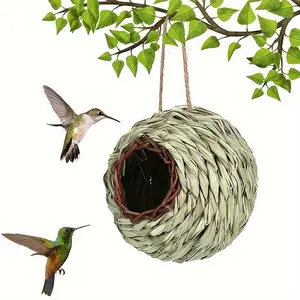 Handcrafted Hummingbird Nest House - Hummingbird Habitat - Birdhouses For Outdoors - Perfect For Outdoor Home Decoration, Garden Ornament And Gardening