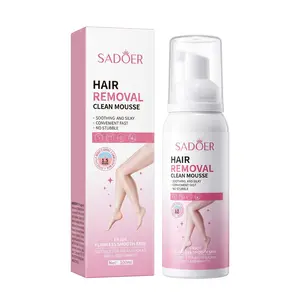 SADOER Bikini Pain-Free Hair Removal Cream with Citrus Scent & Aloe for Sensitive Skin Gentle Fast-Acting Depilatory Non-Irritating Dermatologically Safe for Men Women outdoorfun