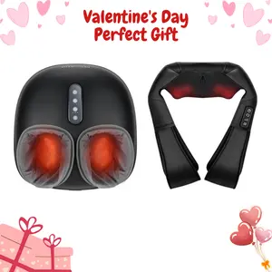 Medcursor Neck Massager & Foot Massager, Holiday Gift Massagers