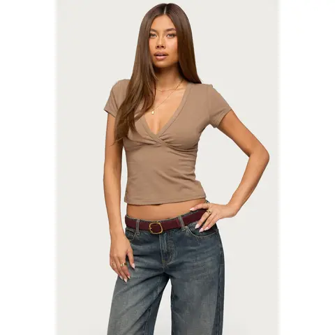 Merinda V Neck Top