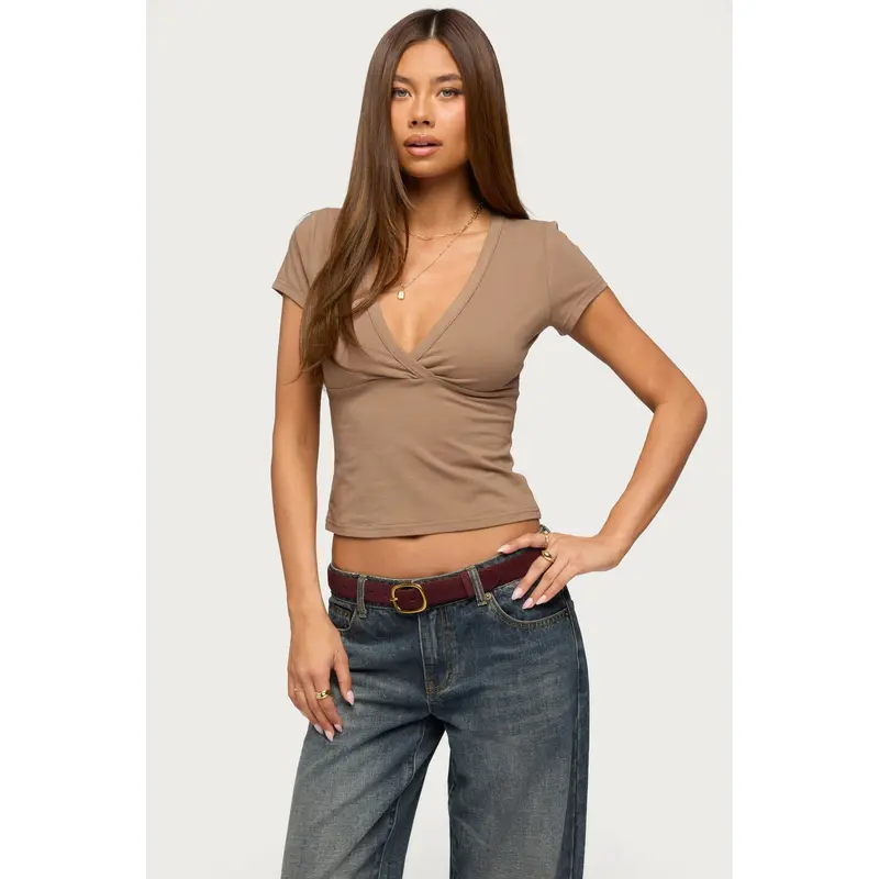 Merinda V Neck Top