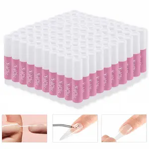 Nail Glue, Super Strong Nail Glue For Acrylic Nails Long Lasting Professional Nail Tip Glue For Press On Nails Bond For Acrylic Nails Adhesive Nail Glue For False Nail Tips Nail Glue Extension 2g/0.07OZ/PCS