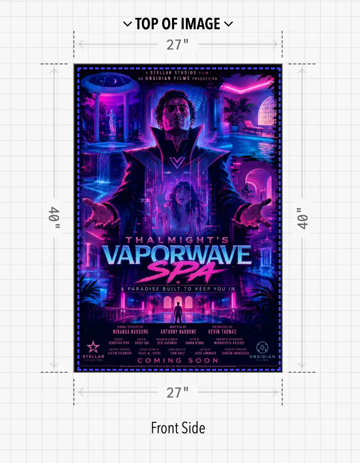 Add a Poster | Backlit Film for Glowbox | Select your size