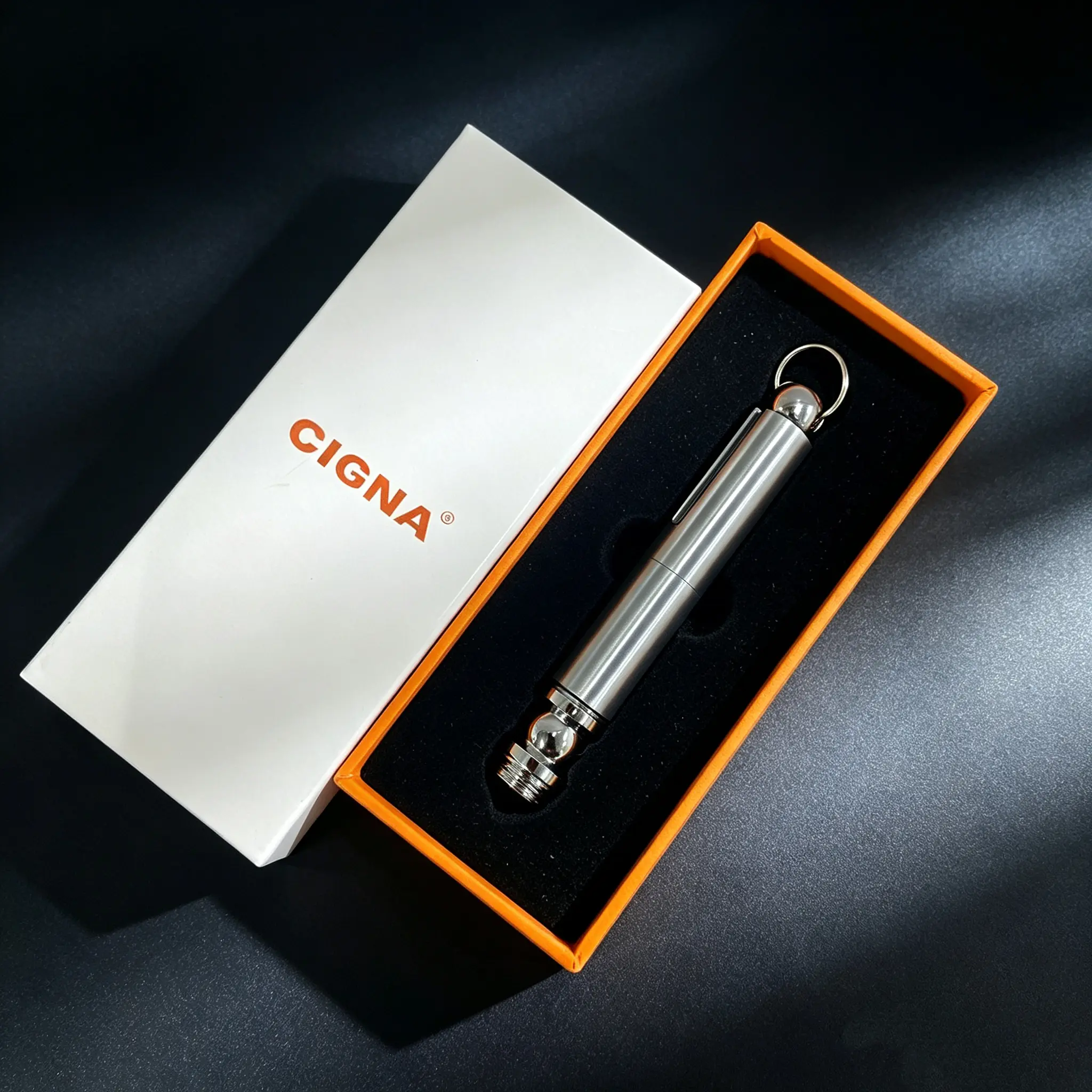 Multifunctional Stainless Steel Keychain Fire Starter – Unisex Outdoors Survival Hiking Gear, Waterproof EDC Tool with Emergency Glass Breaker, Buckle Design for Camping Hiking, No Fuel Included