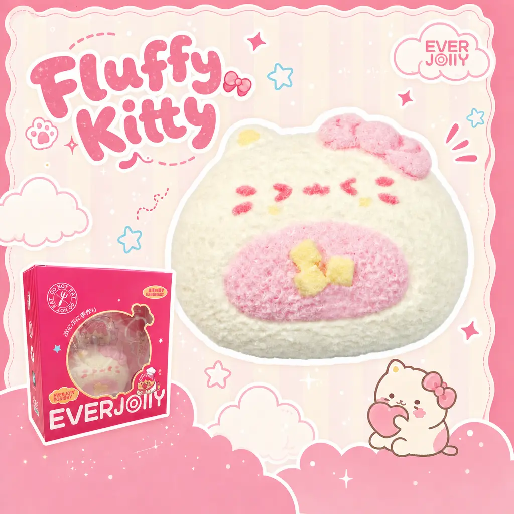 Everjolly - Fluffy kitty limited Edition [Non-returnable/Non-exchangeable once opened]