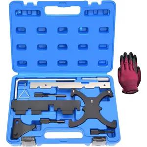 Engine Camshaft Belt Timing Locking Tool Kit Compatible with Ford Fusion Escape Focus Fiesta Mazda 1.25 1.4 1.6 1.7 1.8 2.0 2.3L 2.5L Ecoboost 1.5L 1.6L, 2.0 TDCi 303-1097 303-748 303-1550 303-1552
