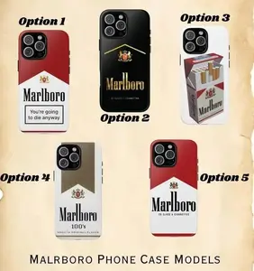 Marlboro Inspired Phone Case, Unique Design, Tough Cover For iPhone 17 16 15 14 13 12 11 Plus Pro Max, Compatible