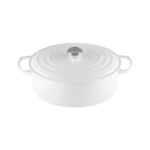 Le Creuset Signature 8 Qt. Oval Dutch Oven | White