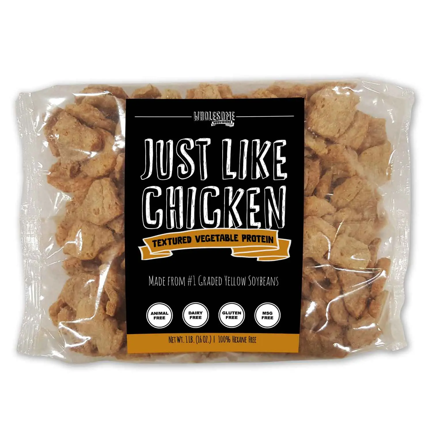 Just Like Chicken - Premium Vegan Meat Substitute, 1 lb.