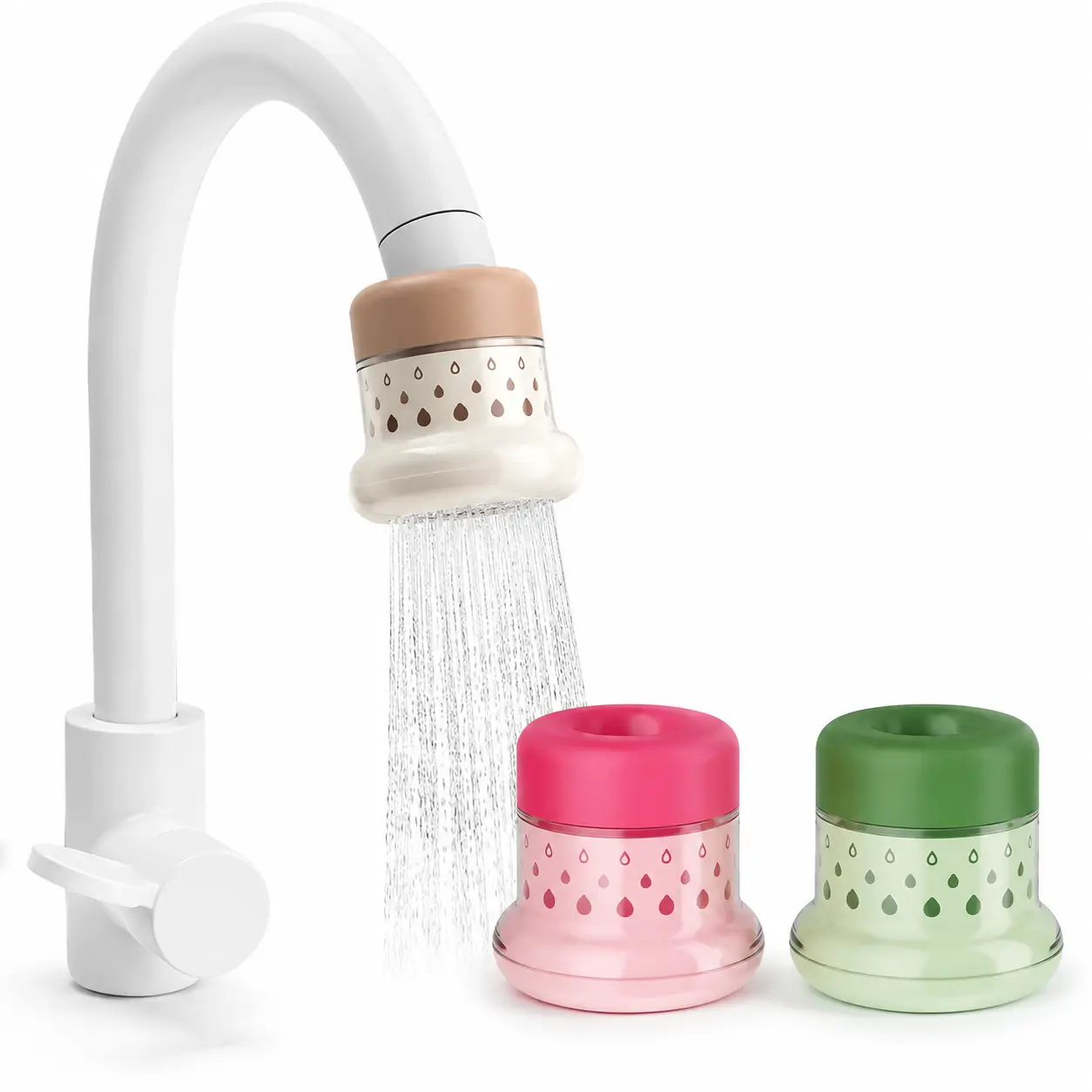 Minimalist Water Filter Faucet - Multi-Layer High-Quality Home Filtration System with Splash Guard, Purifies Vegetables, Ensures Clean Water for Families, Car Washing Maintenance Tool