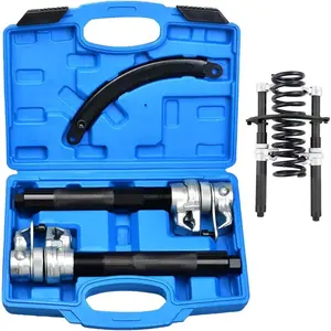 Heavy Duty Coil Spring Compressor Tool; 3 count Macpherson Strut Spring Compressor Tool with  and Holder; Max Load 2645 Pounds