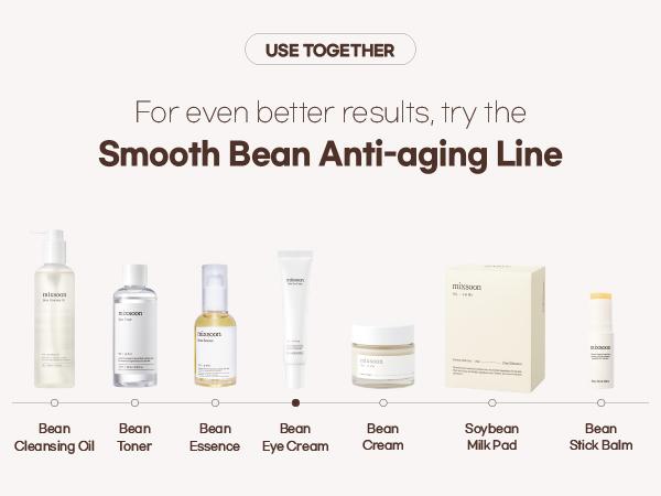 [mixsoon] Brightening & Radiance set | Bean Toner Pad+Bean Eye Cream+Vitamin C Cream+Vitamin C 2.0 Serum+Bean Sunscreen SPF 50