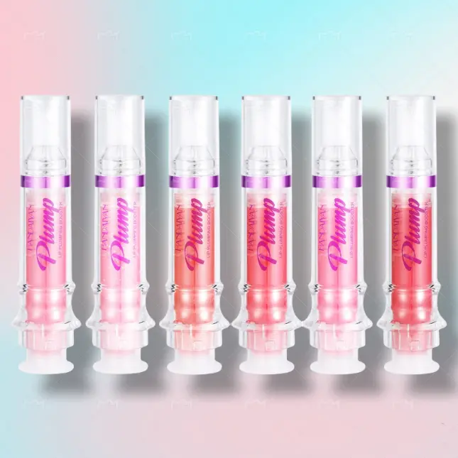 HANDAIYAN Lip Gloss Plumper Glossy Lip Lipstick, Lifter Gloss，Hydrating,Volumizes, High-Shine,Lip Plumping Lip Glaze Lip Makeup,Plump & Pout Lip Plumper for Women Girls