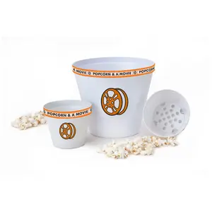 Wabash Valley Farms Popcorn & a Movie 3 Piece Bowl Set