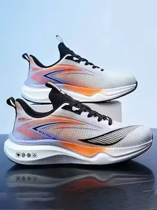 Men's Running Shoes 2026 New Spring Summer Soft Sole Lightweight Breathable Lace-Up Sports Sneakers Outdoor Walking Men