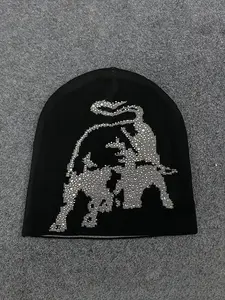 2025 Personalized Trendy Fashion Jacquard New Y2K Knitted Hat for Autumn and Winter, Cold resistant and Warm Knitted Hat, Knit Hats, Knit Beanie