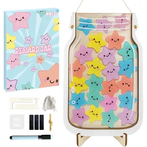 Reward Jar for Classroom Board,   Jar Incentive System for  with 24 Colorful, Classroom Positive Behavior Jar for , Potty  Chart Reward for Boys Girls