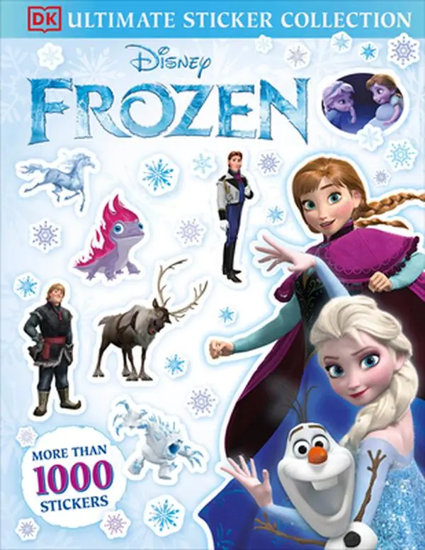 Disney Frozen Ultimate Sticker Collection (Includes Disney Frozen 2) - Paperback Book, by DK, in English, Safe Goods