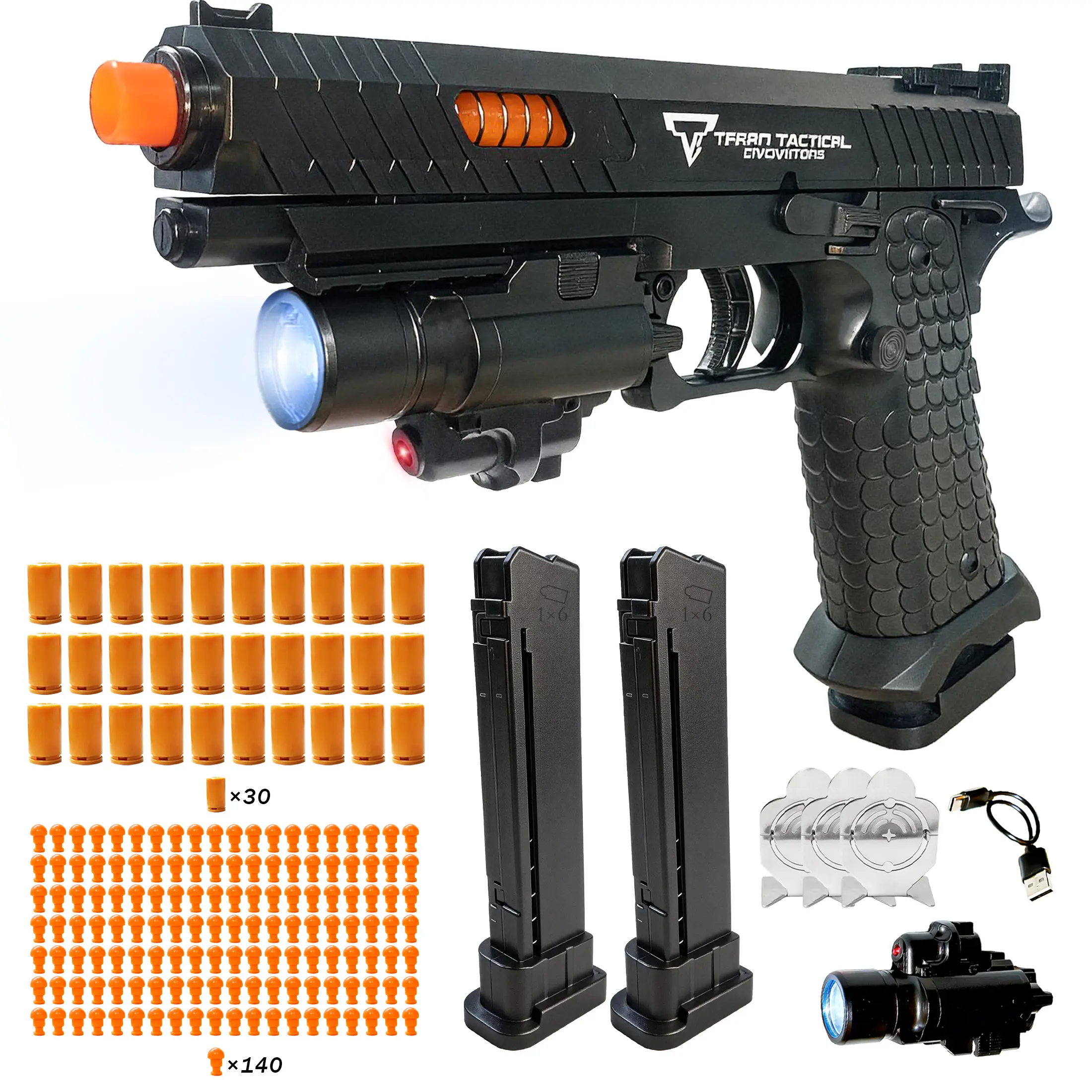 TTI 2011, Automatic Shell Ejecting Toy Gun Pistol, Soft Bullet Toy Gun for Boys, Education Model Realistic Toy Pistol Shooting Game Toys, Birthday Gifts for Kids Eco-Friendly Tactical Ejection stock perfect