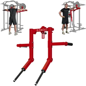 MIKOLO Lateral Raise Attachment for Squat Rack Home Gym Machine Fits 1'' & 2'' Power Racks Upper Body Trainer No WarrantyMIKOLO Fitness Equipment Accessories Strength Training Accessory