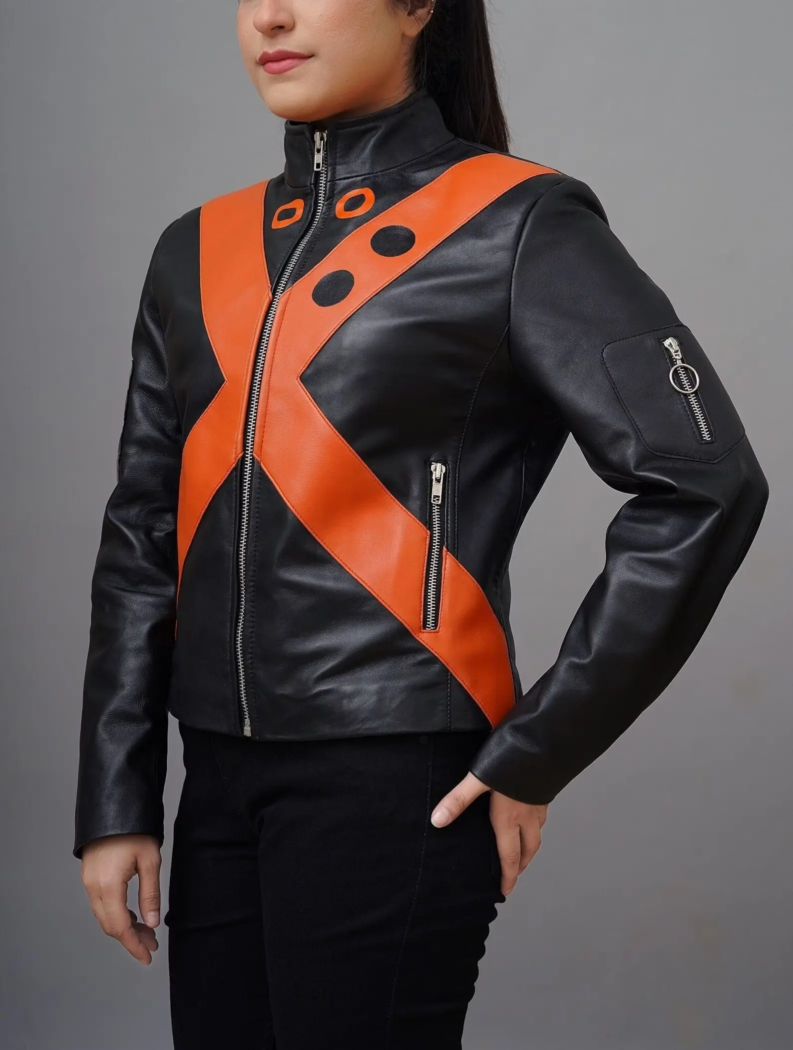 Fanzilla Jackets- Handmade Bakugo MHA Inspired Leather Jacket | Cosplay Fashion Menswear