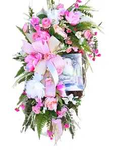 Peony Spring Grapevine Wreath