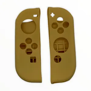 JenDore Tan Silicone Protective Shell Controller Covers – Compatible with Nintendo Switch Joy-Con
