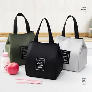 Insulated Bento Bag for Office Workers, Handheld Lunch Box Storage Bag, School Student Picnic Bento Bag, Portable Meal Container