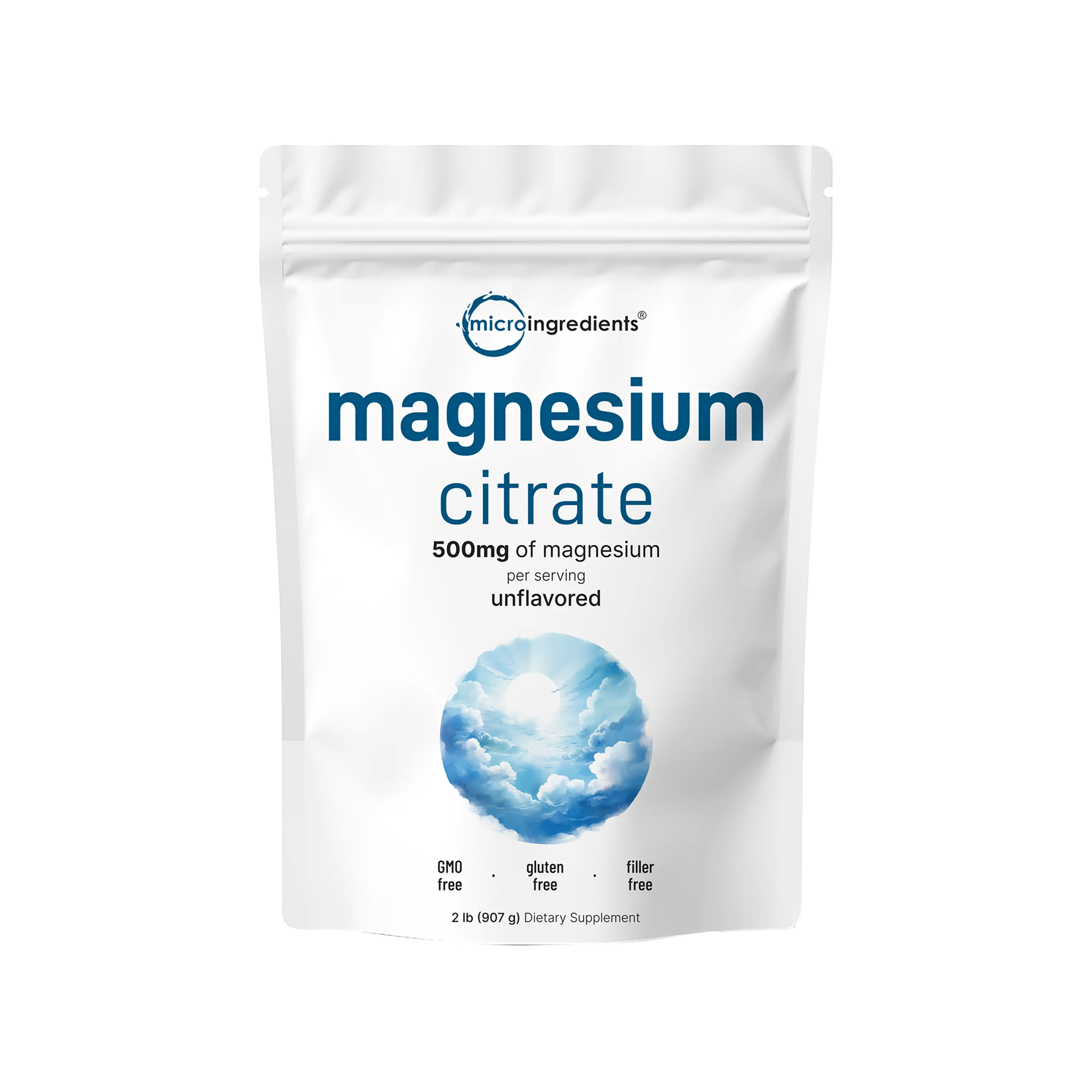 Micro Ingredients Magnesium Citrate Powder, 2 Pounds