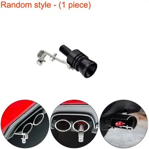 Exhaust Pipe Sound Enhancer, Sound Enhancement, Noise Booster for Cars Trucks Suvs Motorcycles Scooters, Colorful Turbine Whistle, Random Color Sent
