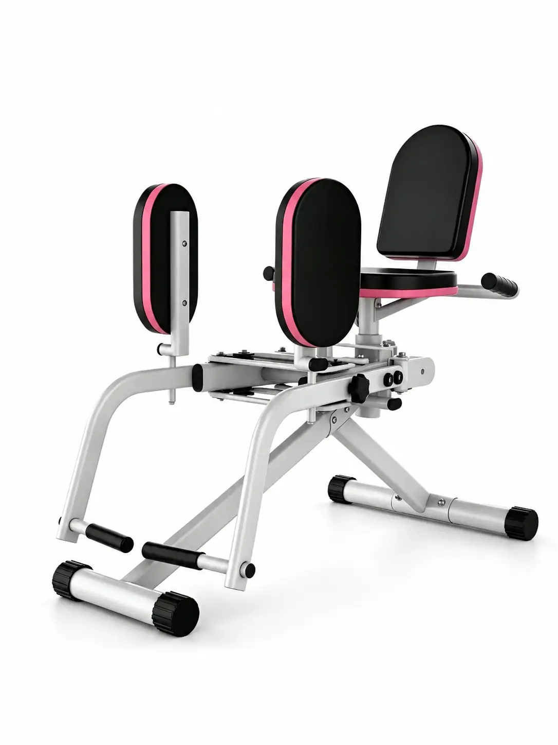 Adjustable 2-in-1 Hip Adduction Machine and Thigh Trainer, Foldable Leg Exercise Equipment for At-Home Strength Training, Adjustable Glutes Machine, Home Gym, 2-In-1 Design