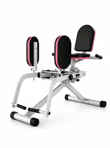 2-In-1 Glute & Thigh Workout Machine, Adjustable Foldable Hip Abductor Trainer for Home Gym Weight Bench