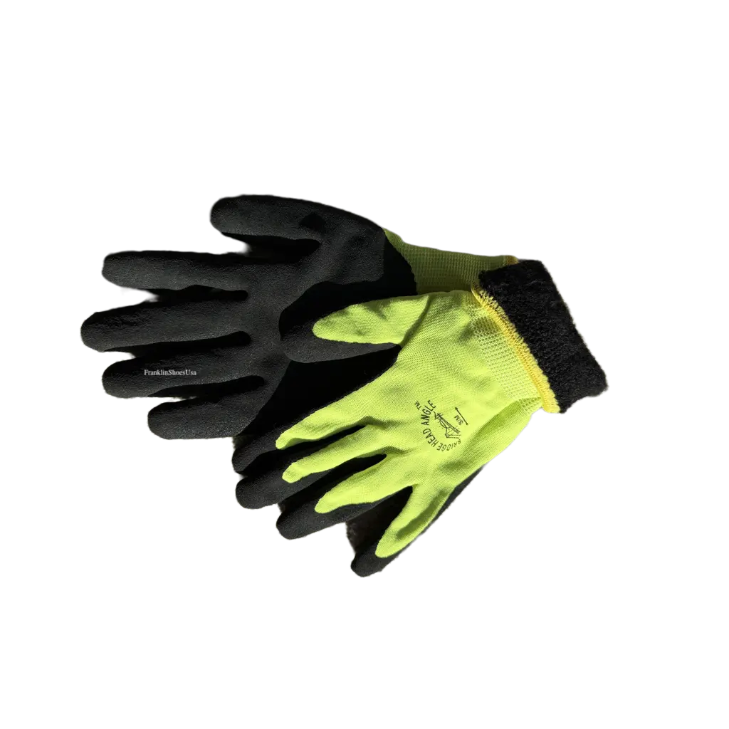 2 Men's Thermal Fleeced Work Gloves - Multi-Purpose Mechanical Winter Protection