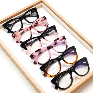 6-Pack Blue Light Blocking Reading Glasses for Women, Classic Accessories. Features spring hinges and premium blue light blocking lenses,  for various face shapes with comfortable wear.Essential for reading and computer work.Top choice for holiday gifts.