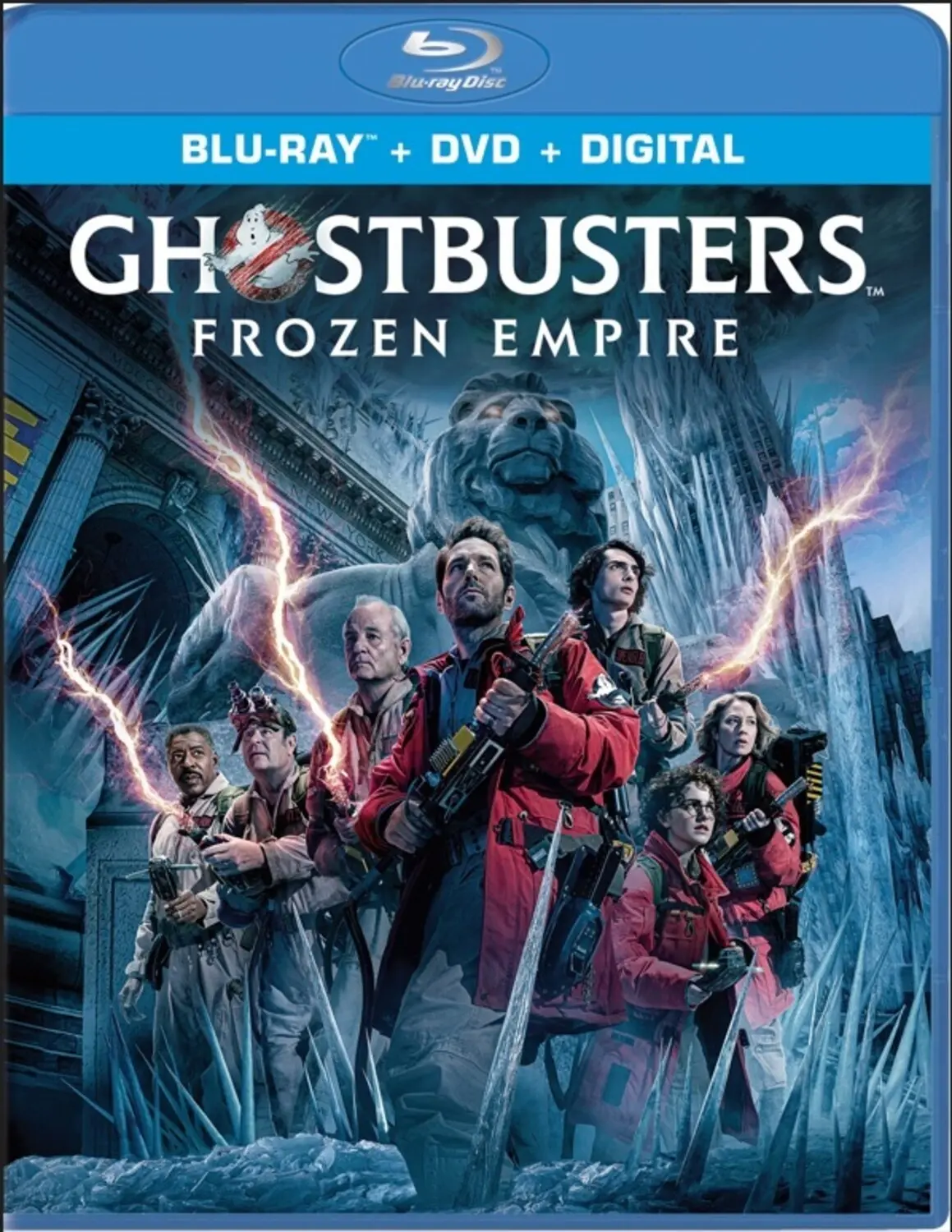 Ghostbusters: Frozen Empire English Comedy Fantasy Movie - Blu-ray Disc with DVD, No Age Restriction, No Warning Applicable