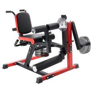 fathersdaygift VEVOR Leg Extension and Curl Machine, Seated Leg Rotary Extension for Thigh, Adjustable Lower Body Specialty Exercises Equipment, Heavy Duty Workout Bench for Home Gym, 550 LBS Capacity